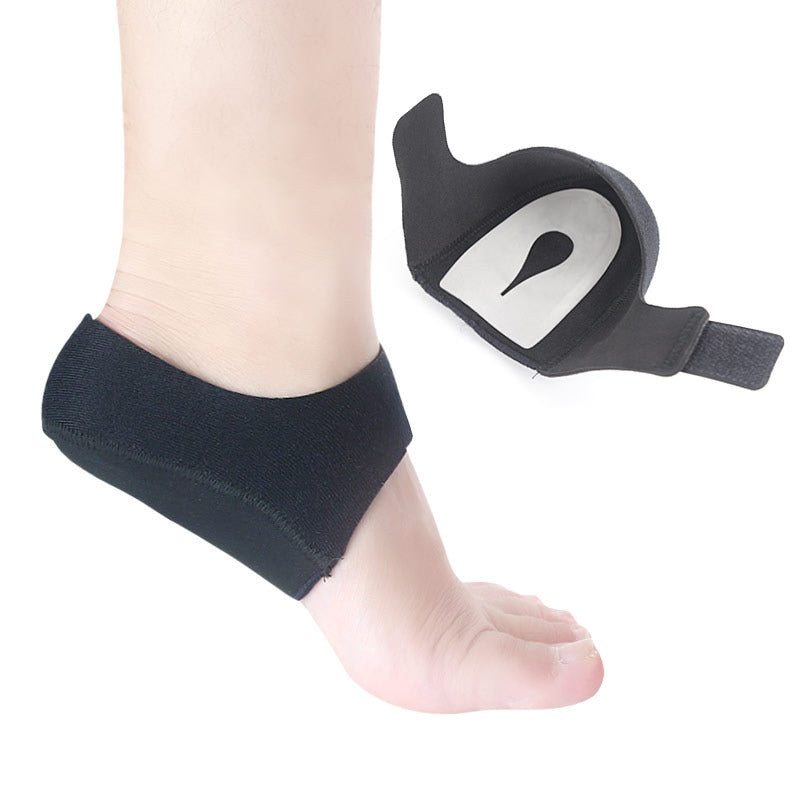 Gel Heel Pad Pain Relief for Plantar Fasciitis - Thin Heel Spur Foot Skin Care Protectors - Heel Sleeves Worn in Shoes