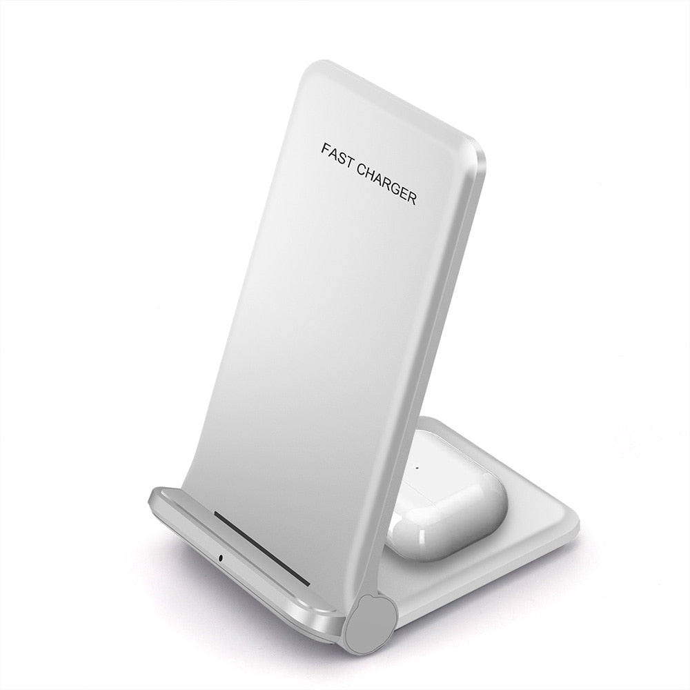 Wireless Charger Stand - 15W, 3 in 1 Charging Dock Station for iPhone 14 13 12 11 XS XR X 8, AirPods Pro, Apple Watch iWatch 7