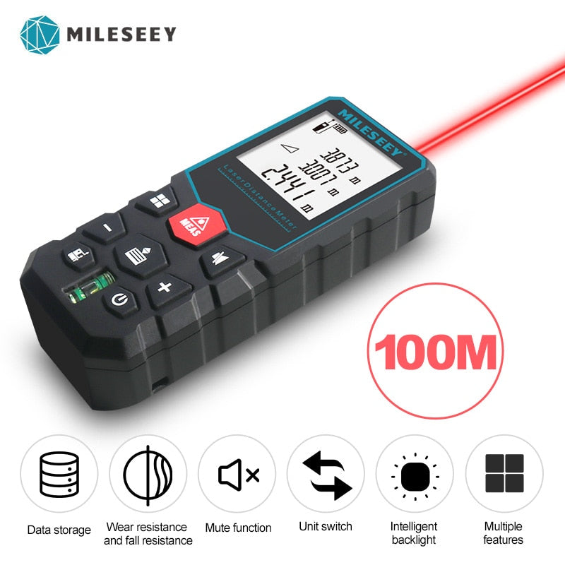 Laser Distance Meter - Electronic Roulette Digital Tape Rangefinder Trena Metro - Laser Range Finder Measuring Tape