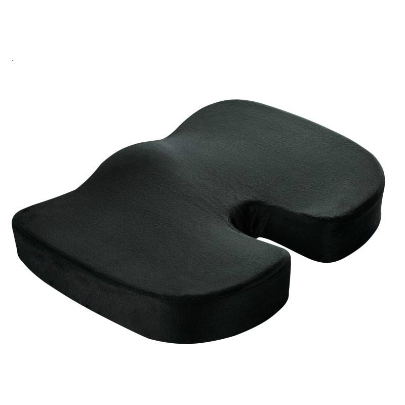 Gel Orthopedic Chair Cushions Velvet Office Sitting Cushion Anti-stress Seat On The Chair Memory Foam U Coccyx Protect Pad Mesh