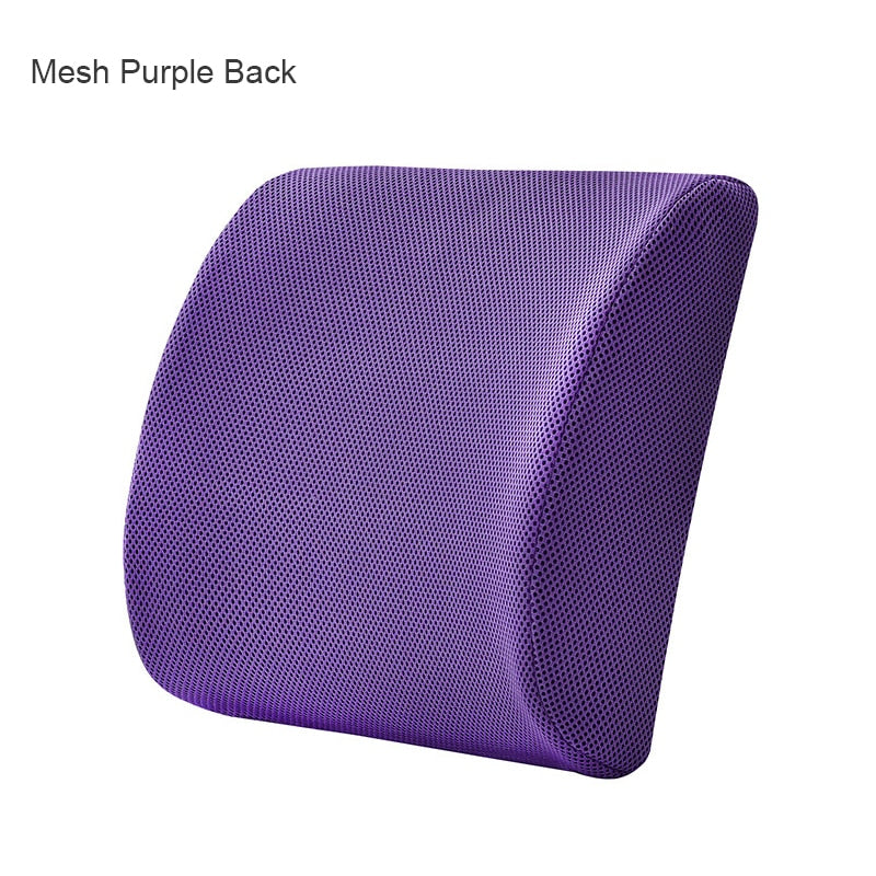 Orthopedic Hemorrhoids Seat Cushion - Memory Foam Rebound Cushion - Lumbar Support for Office Chair - Pain Relief Pillow