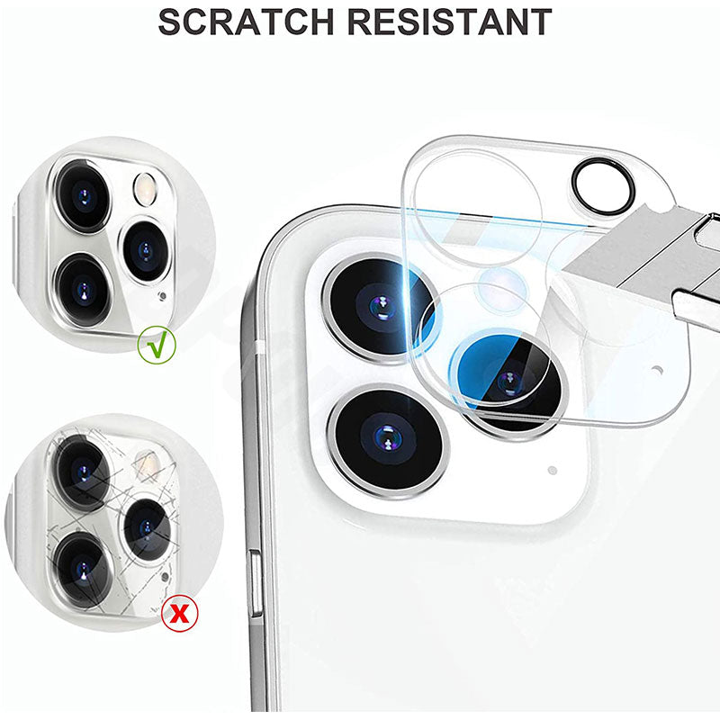 4Pcs Camera Lens Glass Protector | Tempered Glass for iPhone 11 12 13 14 Pro Max Mini, iPhone 6 7 8 Plus, XS MAX, XR Camera