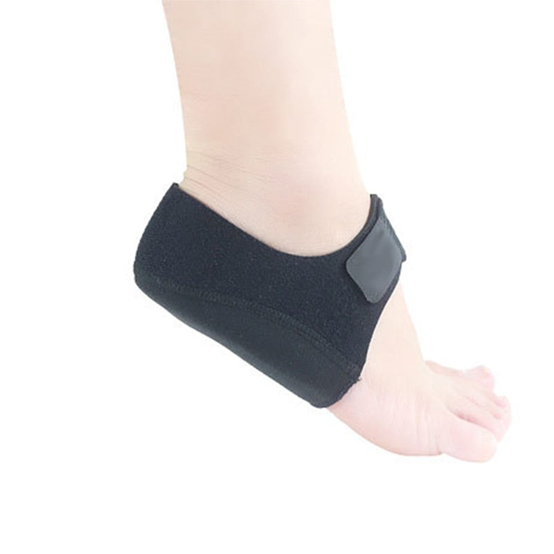 Gel Heel Pad Pain Relief for Plantar Fasciitis - Thin Heel Spur Foot Skin Care Protectors - Heel Sleeves Worn in Shoes