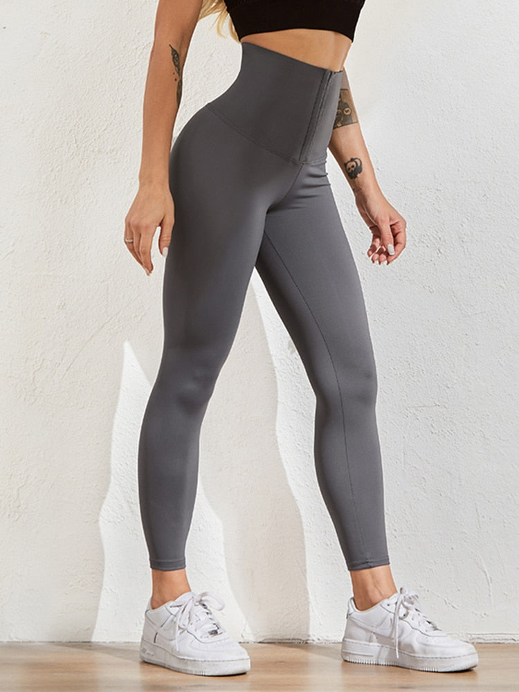 Women's Fitness Leggings - High Waist Push Up Sports Leggings - Sexy Slim Black Legging Sportswear