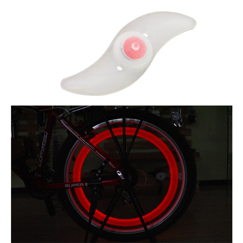 Bicycle Wheel Spoke Light - 3 Mode LED Neon, Waterproof Bike Safety Warning Light, Easy To Install Bicycle Accessories with Battery