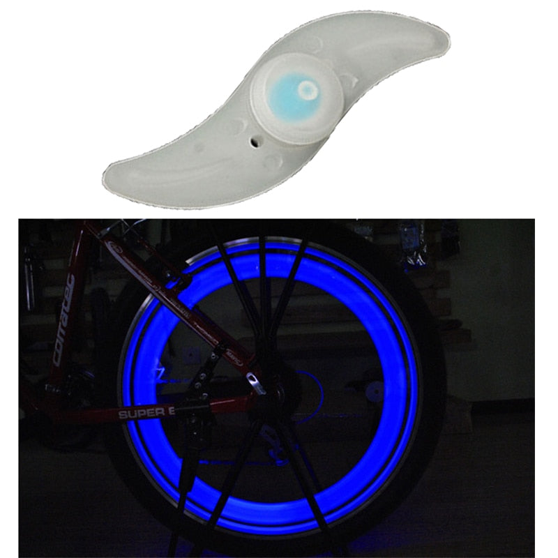 Bicycle Wheel Spoke Light - 3 Mode LED Neon, Waterproof Bike Safety Warning Light, Easy To Install Bicycle Accessories with Battery