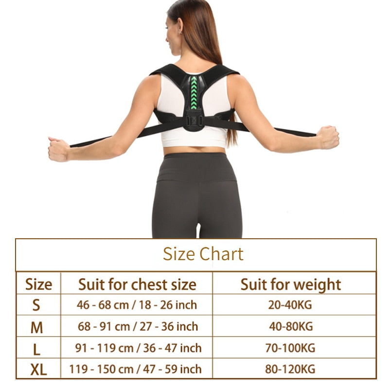 Back Posture Corrector - Anti-Camel Correction Belt, Sitting Posture Correction Belt, Back Orthopedic, Adjustable Correction Belt