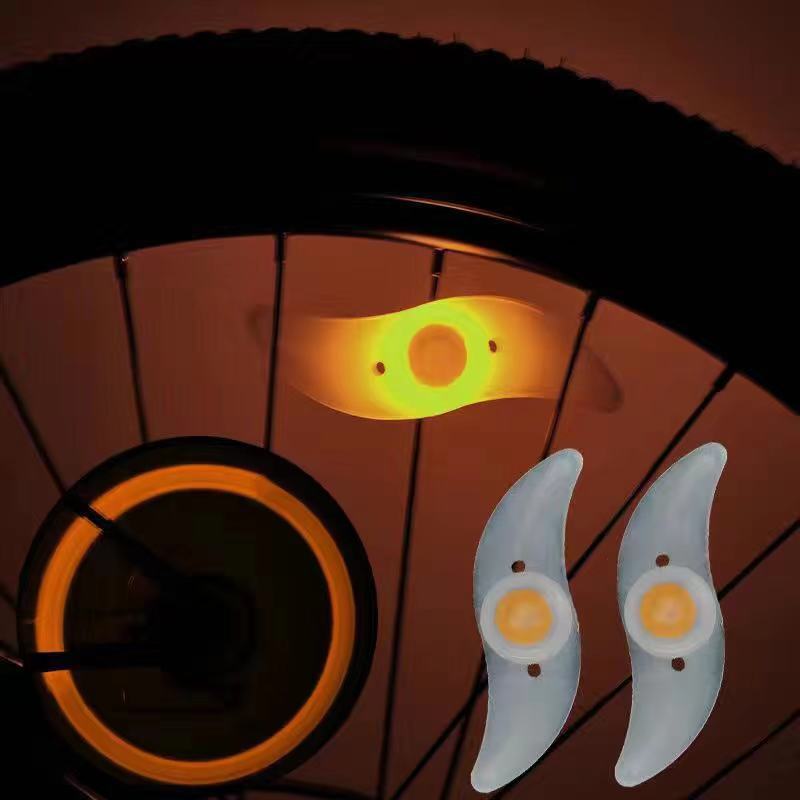 Bicycle Wheel Spoke Light - 3 Mode LED Neon, Waterproof Bike Safety Warning Light, Easy To Install Bicycle Accessories with Battery