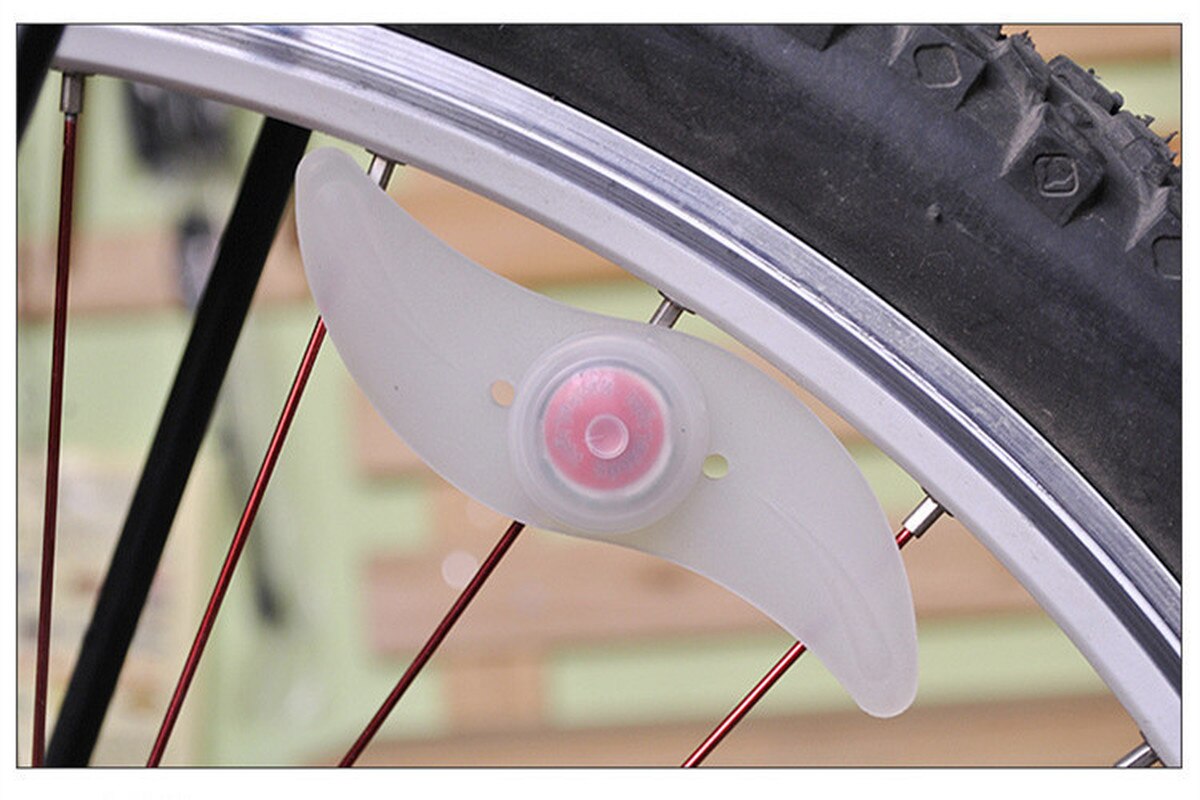 Bicycle Wheel Spoke Light - 3 Mode LED Neon, Waterproof Bike Safety Warning Light, Easy To Install Bicycle Accessories with Battery