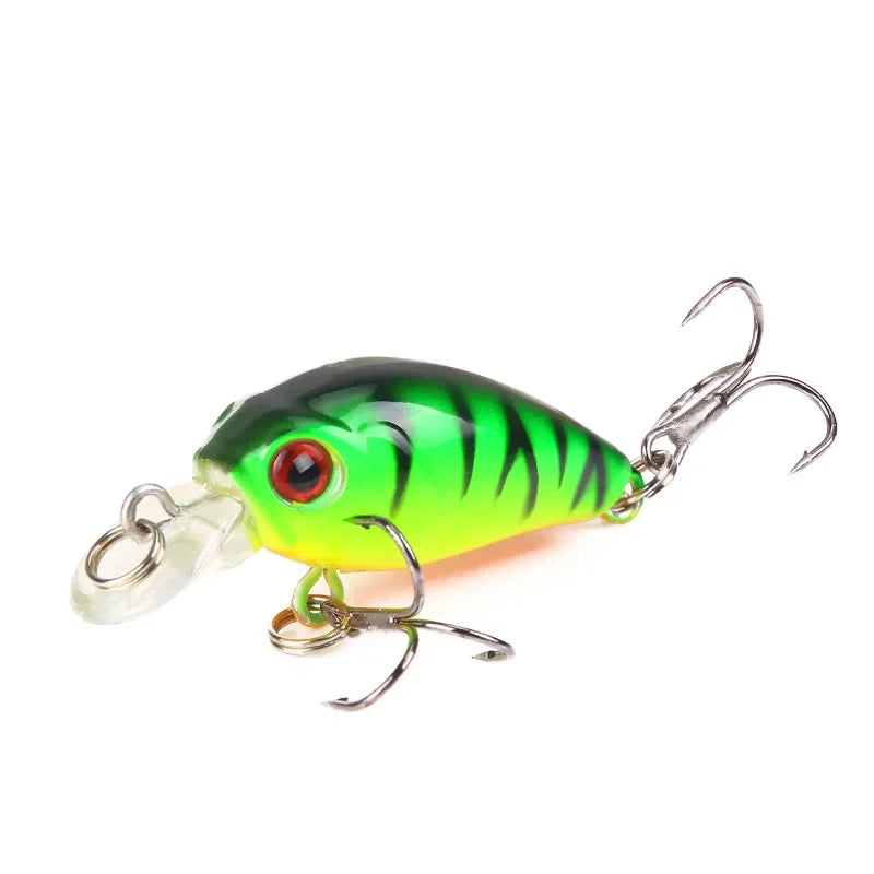 Premium Minnow Fishing Lure - 45mm 3.8g Crankbait | Topwater Hard Bait for Bass, Japan Fly Fishing Accessories