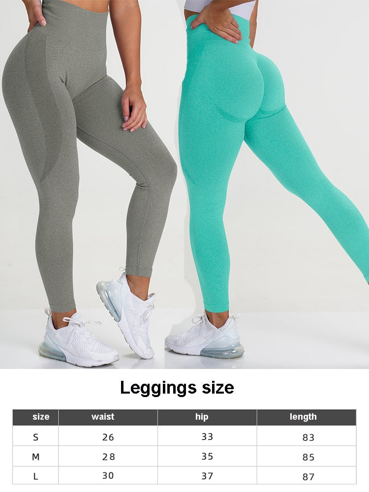 Seamless Leggings Women Sport Slim Shorts - Fitness High Waist Workout Pants - Gym Clothing for Women - Female Pants