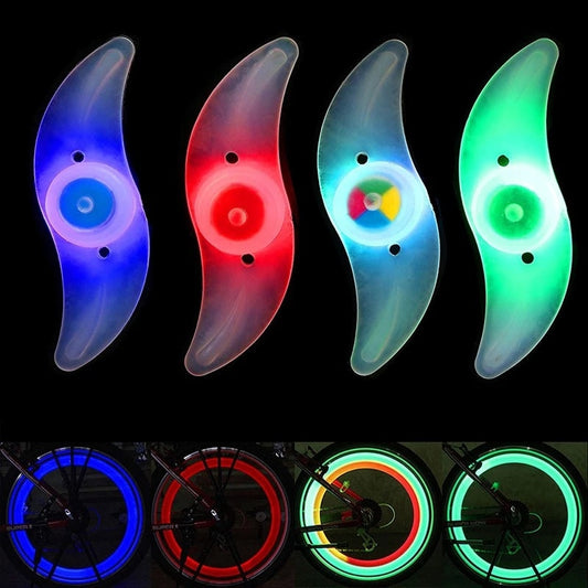 Bicycle Wheel Spoke Light - 3 Mode LED Neon, Waterproof Bike Safety Warning Light, Easy To Install Bicycle Accessories with Battery