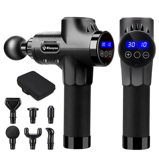 High-Frequency Massage Gun - Muscle Relaxation Electric Massager with Portable Bag - Therapy Gun for Fitness